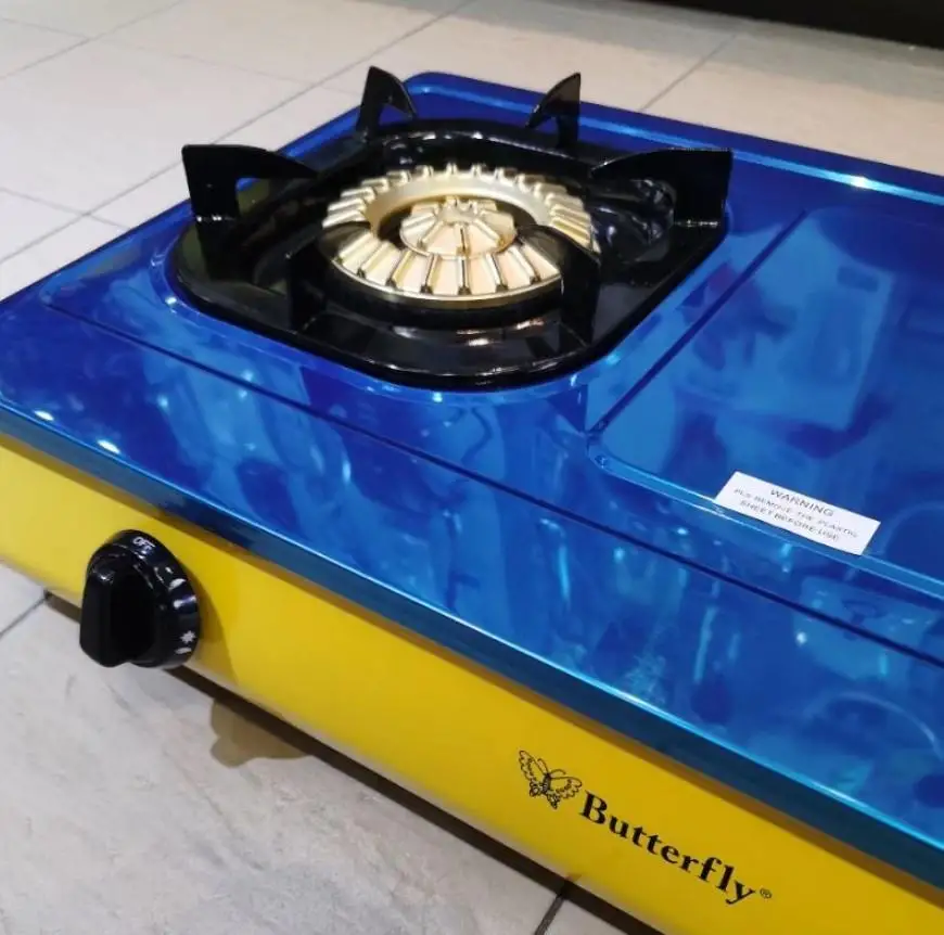 BUTTERFLY BGC8823 Double Gas Cooker / Gas Stove / Dapur Gas 2 Mata Api Besar-2
