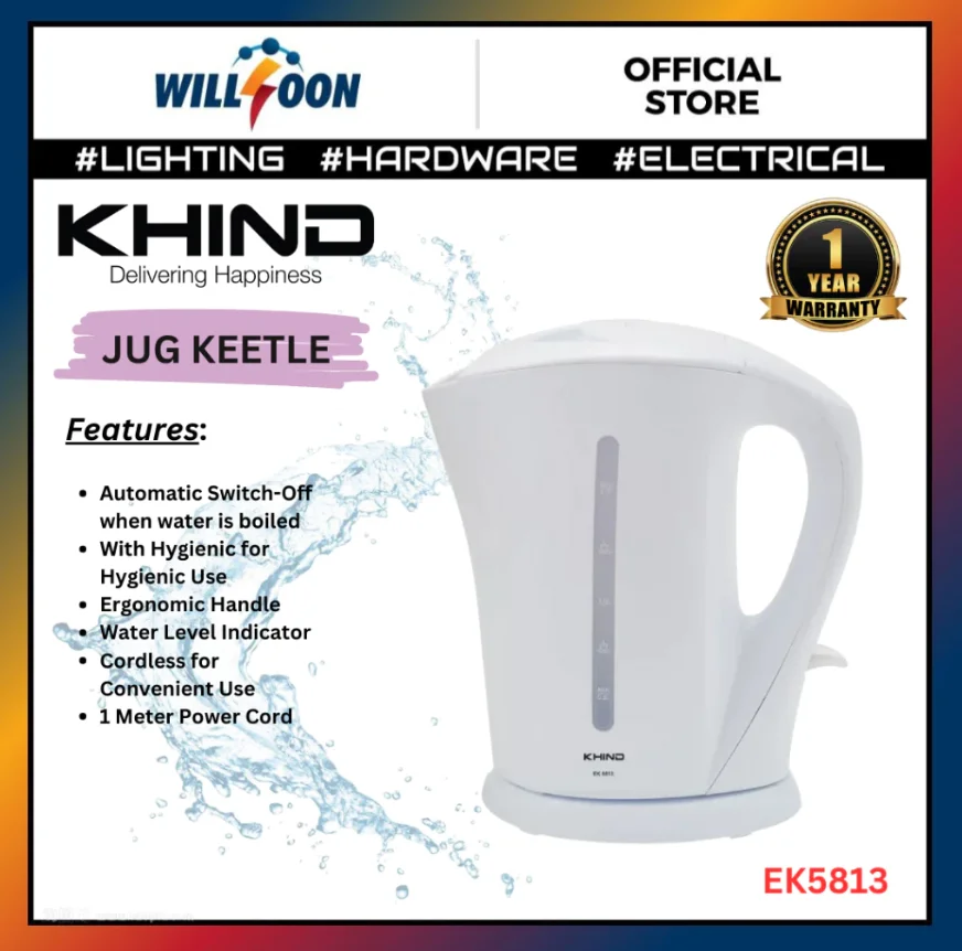 KHIND Electric Jug Kettle-2