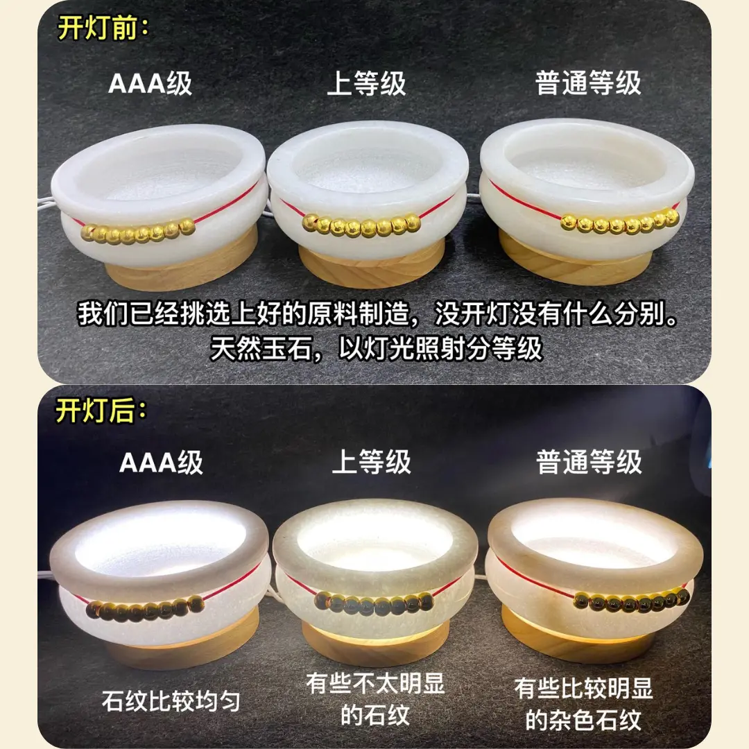 【天然汉白玉 . 聚宝盆 尺寸：6寸 】-2
