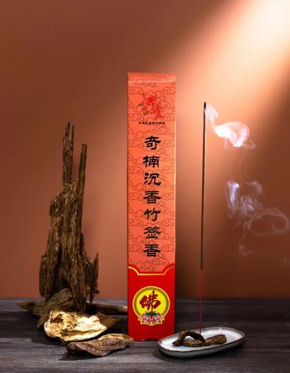 沉心沉意奇楠沉香竹签香 32.5CM