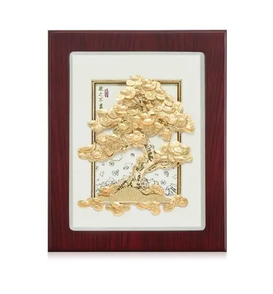 99.9% 24K 镀金工艺《繁荣盛开》