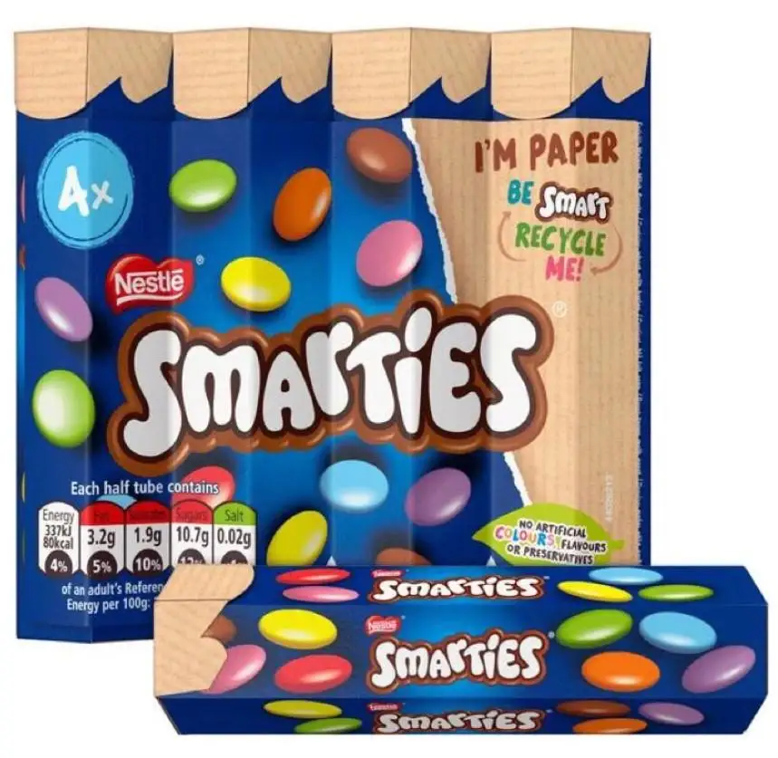 Nestle Smarties Chocolate Candy 4tube