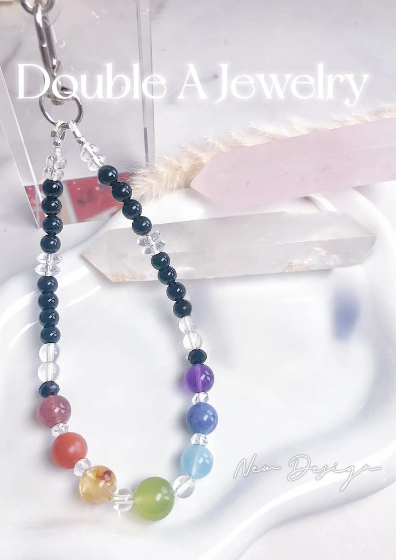 【九曜守护·七脉轮能量手机挂】