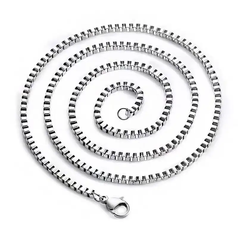 【钛钢盒子项链】极简设计 · 高级质感 · 持久保色