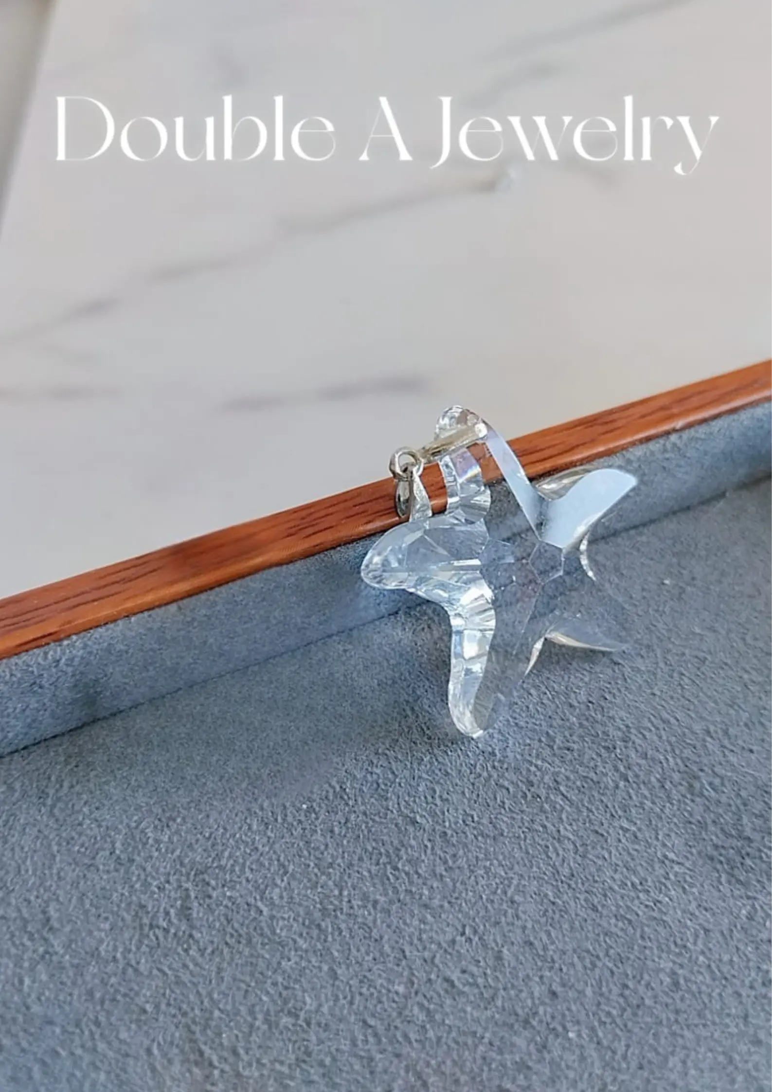 S925【奥地利水晶元素 · 海星吊坠】