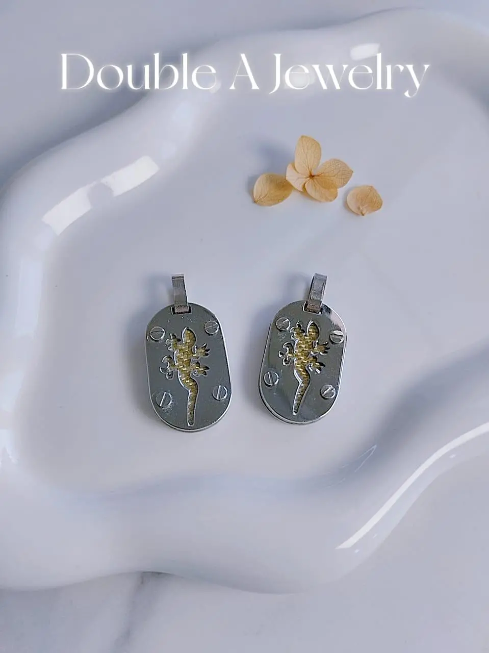 【壁虎图腾吊坠】