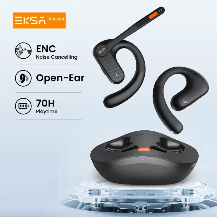 EKSAtelecom® S30 Open-Ear Air Conduction True Wireless Headset
