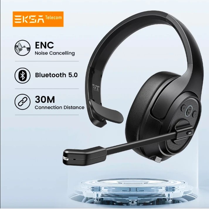EKSAtelecom® H1 Bluetooth Wireless Headphones Mono Headset