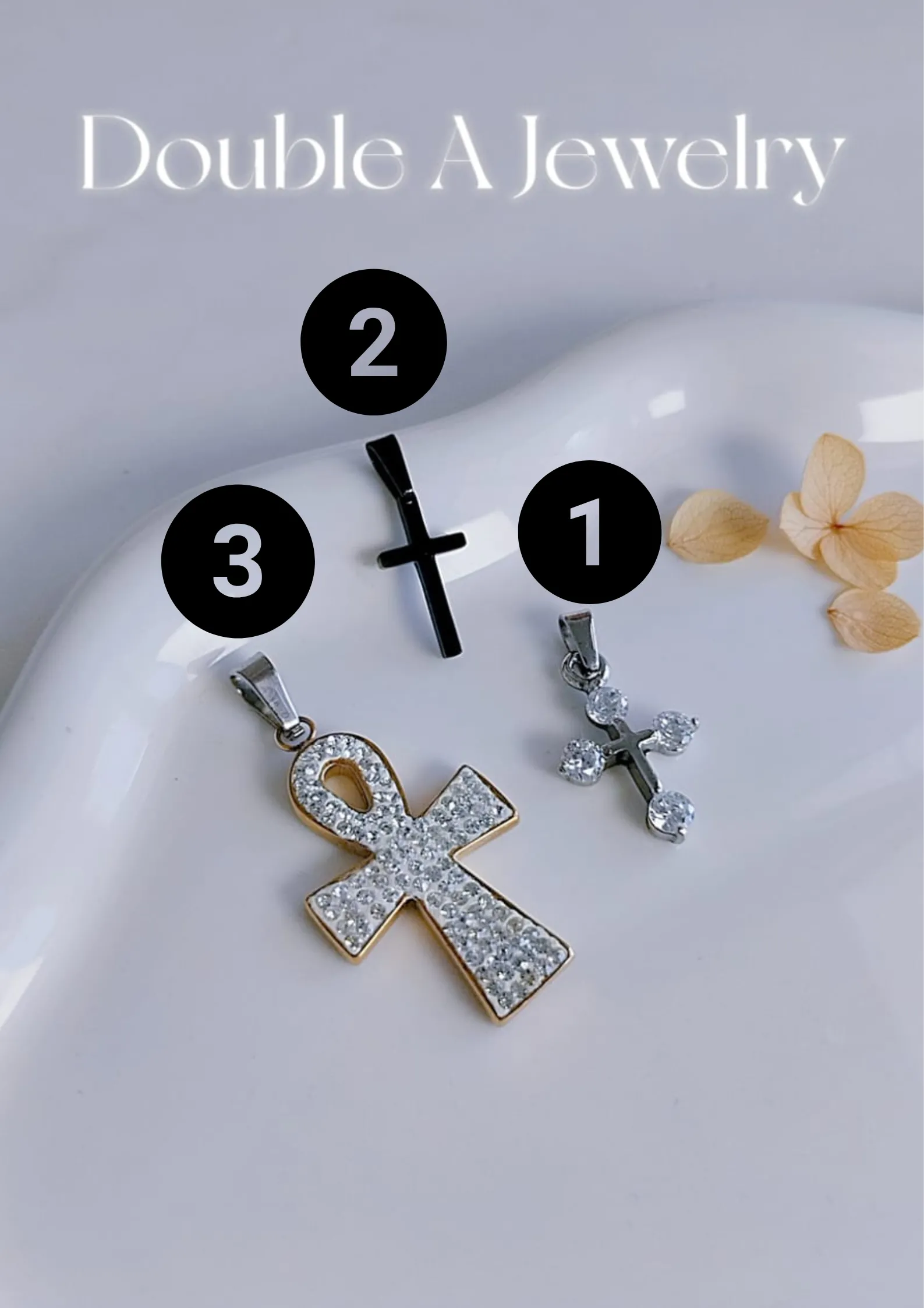 十字架钛钢吊坠 | 诠释信仰力量