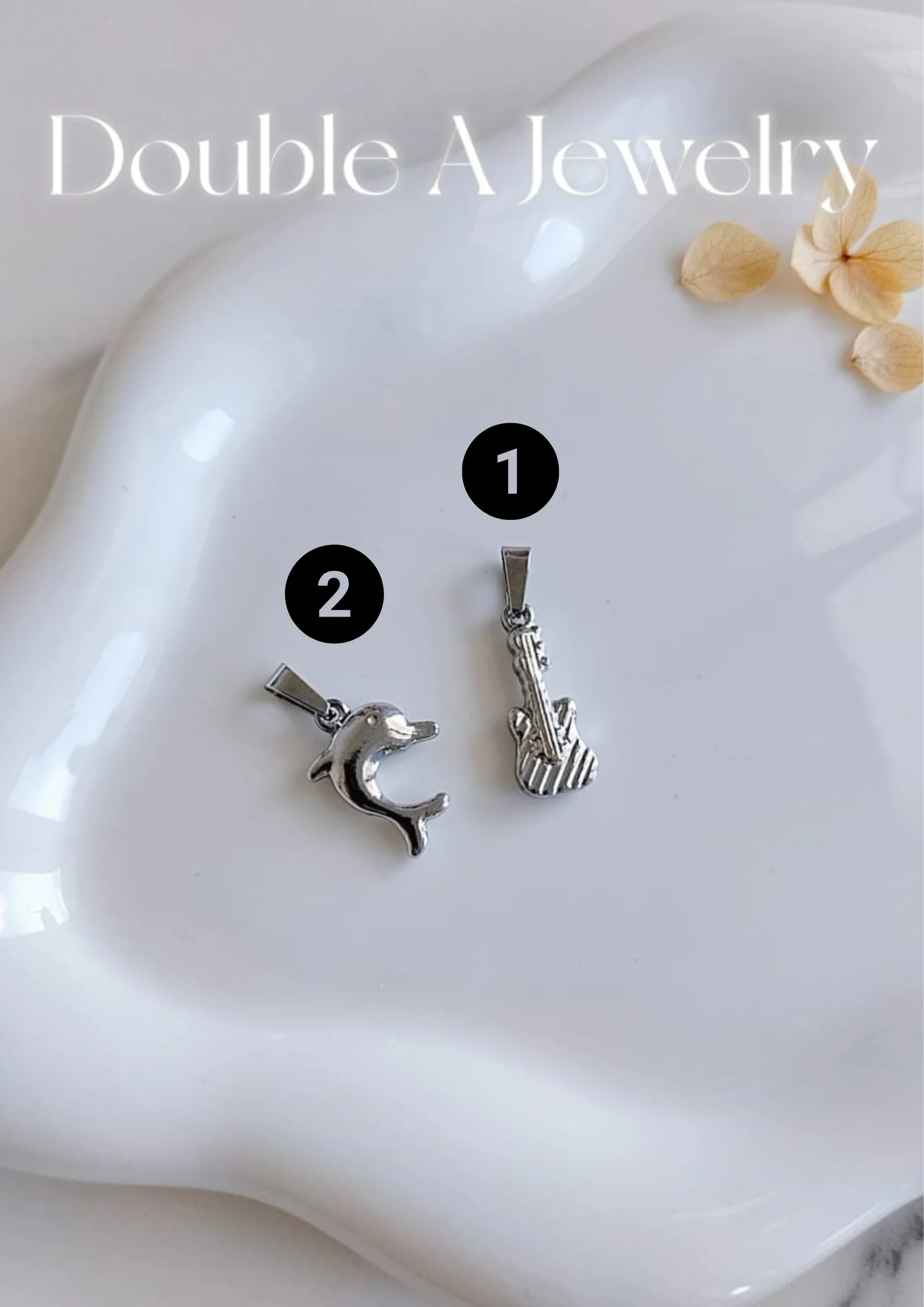 【钛钢吊坠 · 吉他 / 海豚】